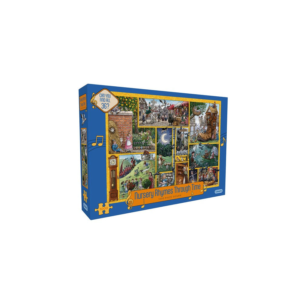 Puzzle - Gibsons - Nursery Rhymes Thru Time 1000