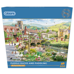 Puzzle - Gibsons - Puddle Ducks & Paddling 500Pc