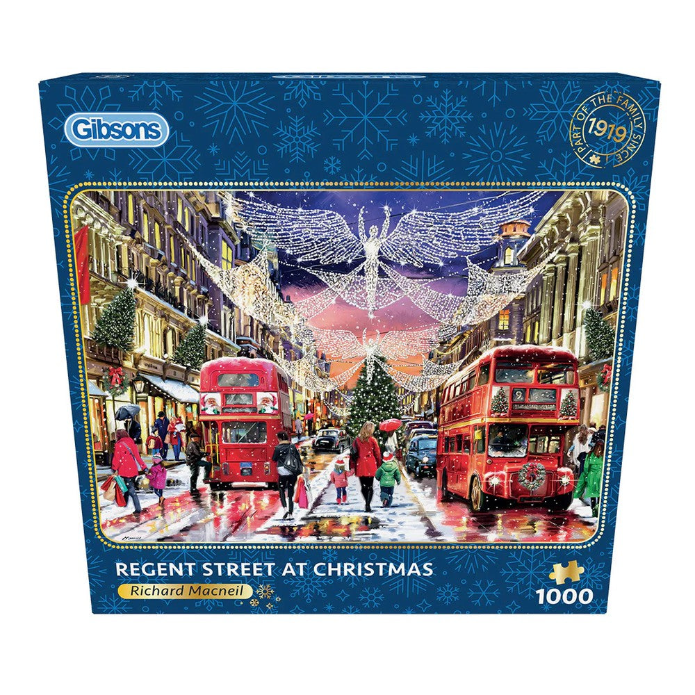 Puzzle - Gibsons - Regent Street Christmas 1000Pc