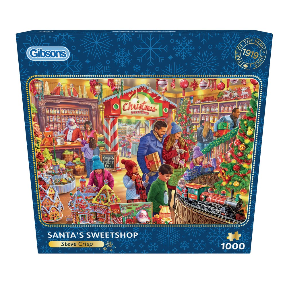 Puzzle - Gibsons - Santas Sweetshop 1000Pc