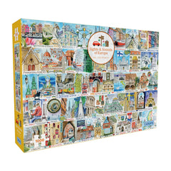 PREORDER Puzzle - Gibsons - Sights & Sounds Of Europe 1000