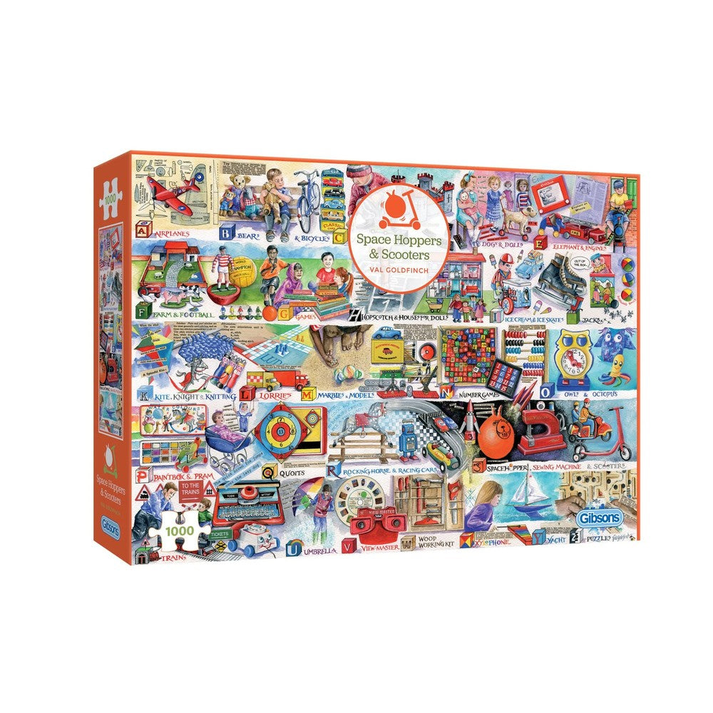 Puzzle - Gibsons - Space Hoppers & Scooters 1000P