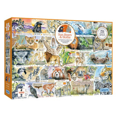 Puzzle - Gibsons - Sun Bears & Sloths 1000Pc