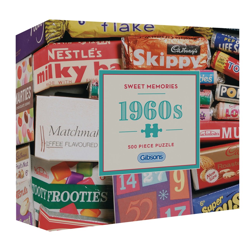 Puzzle - Gibsons - Sweet Memories O/T 1960S 500Pc