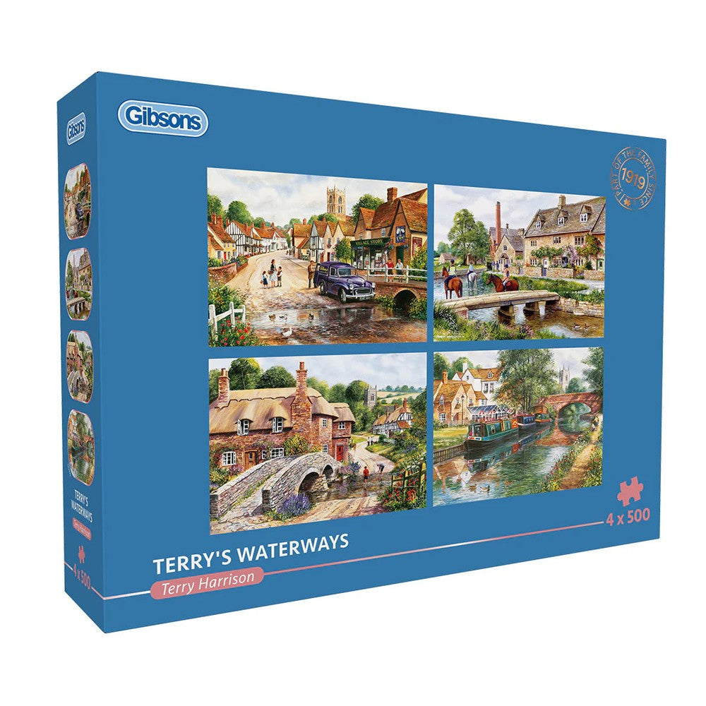 Puzzle - Gibsons - Terrys Waterways 4X500Pc