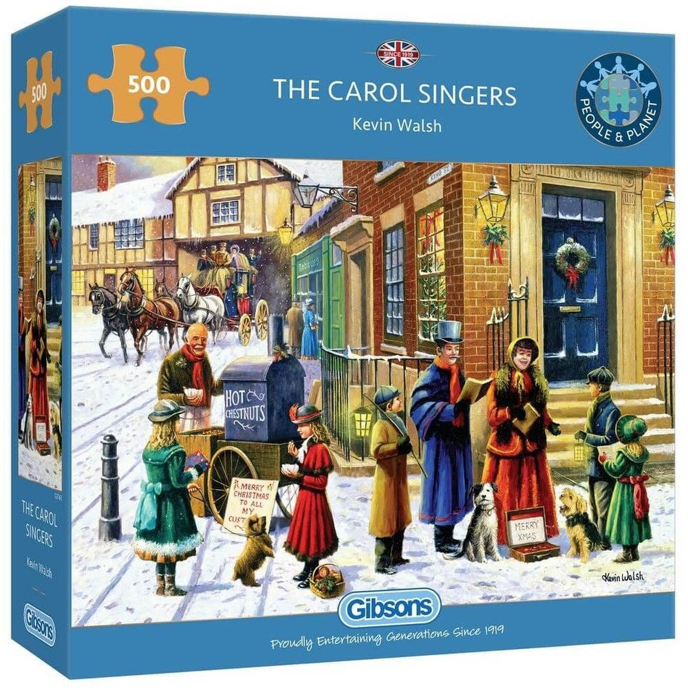 PREORDER Puzzle - Gibsons - The Carol Singers 500Pc