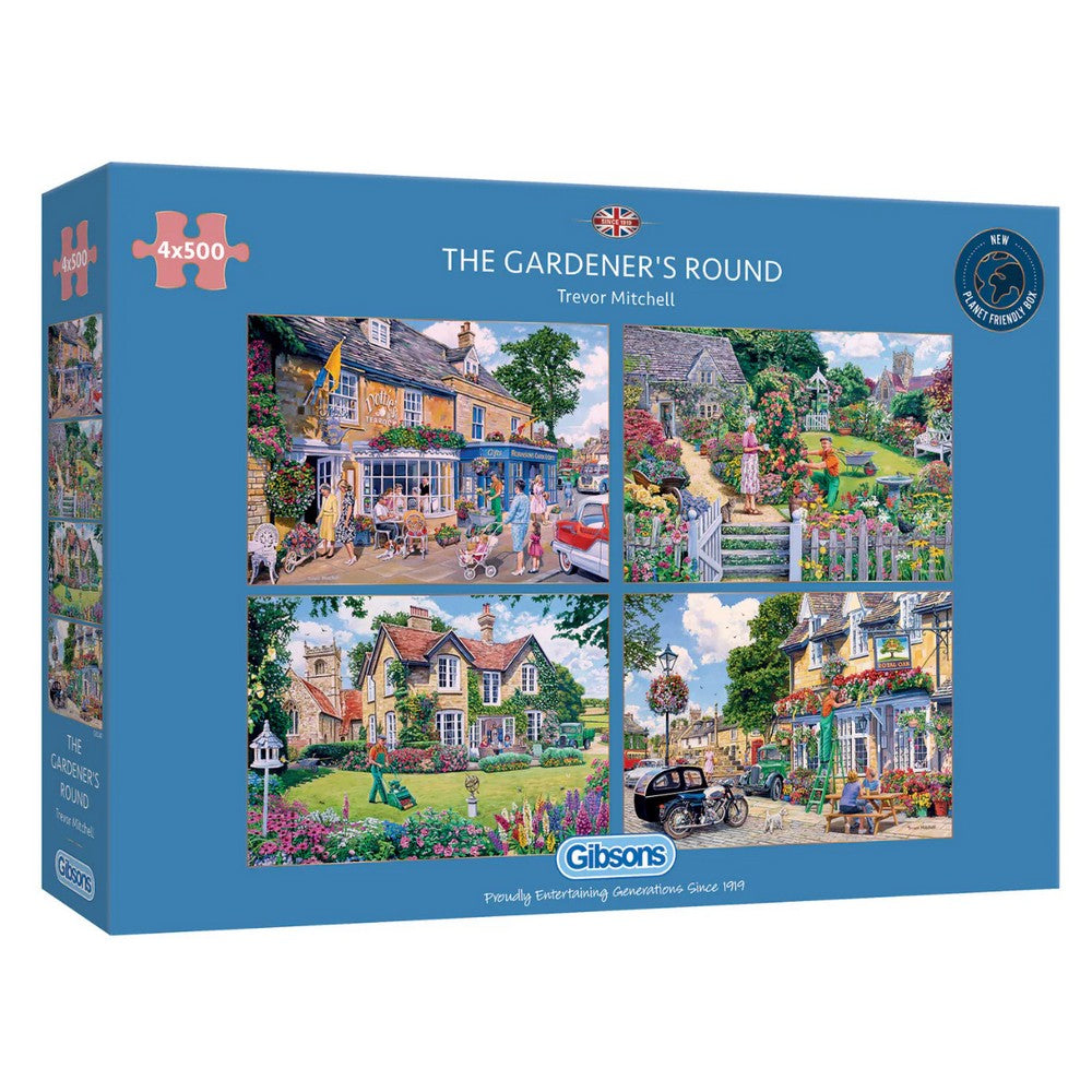 Puzzle - Gibsons - The Gardeners Round 4 X 500Pc