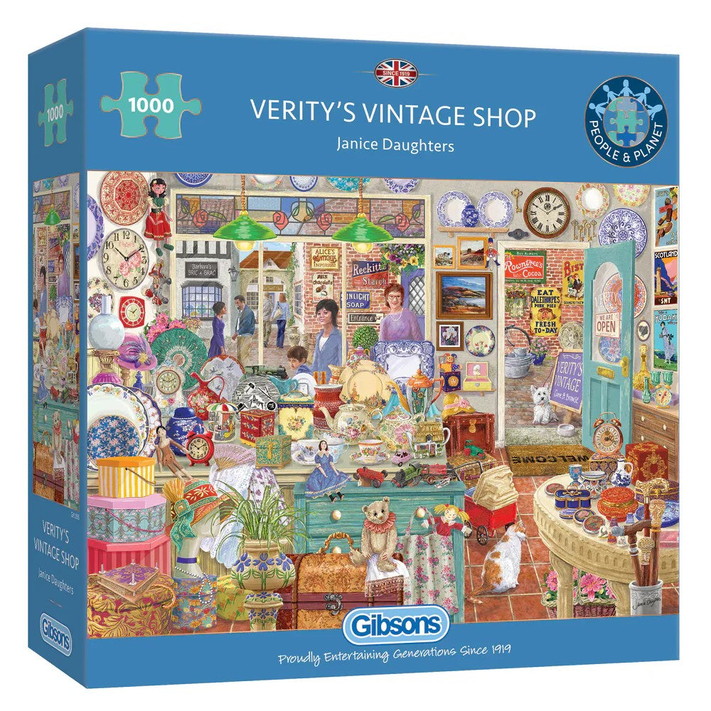 Puzzle - Gibsons - Veritys Vintage Shop 1000Pc