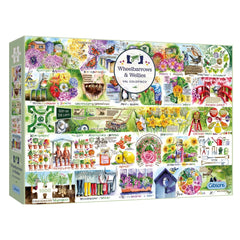 Puzzle - Gibsons - Wheelbarrows & Wellies 1000Pc