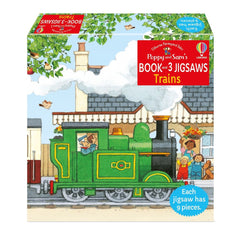 Trains Book & 3 Jigsaws