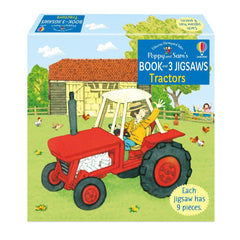 Tractors Book & 3 Jigsaws