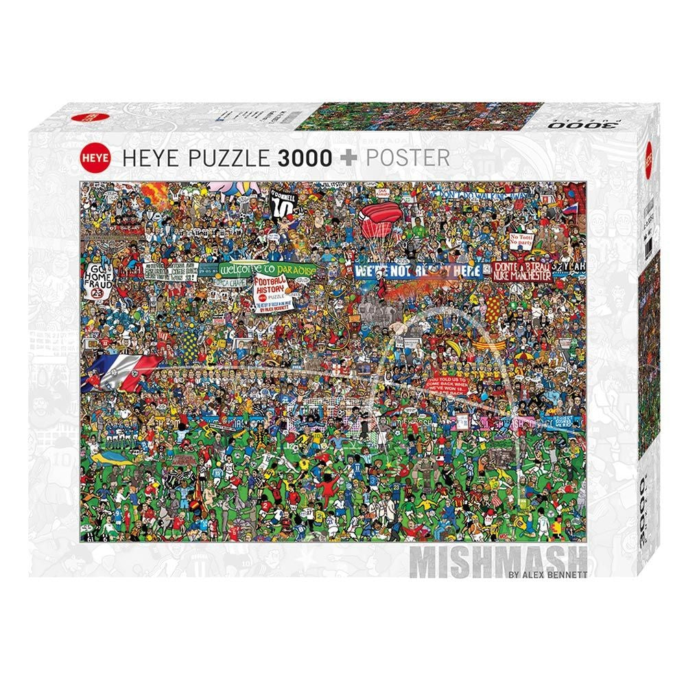 Puzzle - Heye - Bennett; Football History 3000
