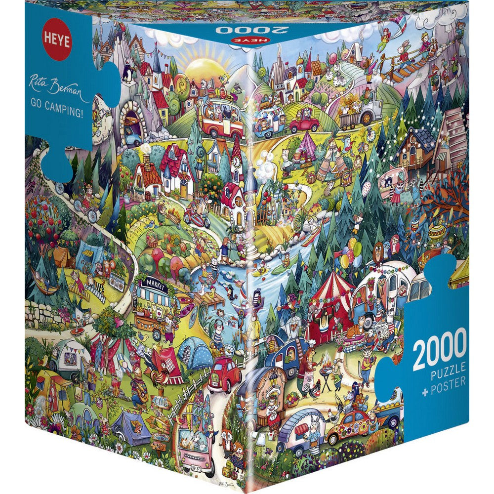 PREORDER Puzzle - Heye - Berman; Go Camping 2000Pc