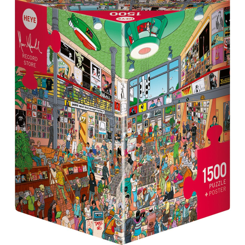 Puzzle - Heye - Herold; Record Store 1500Pc
