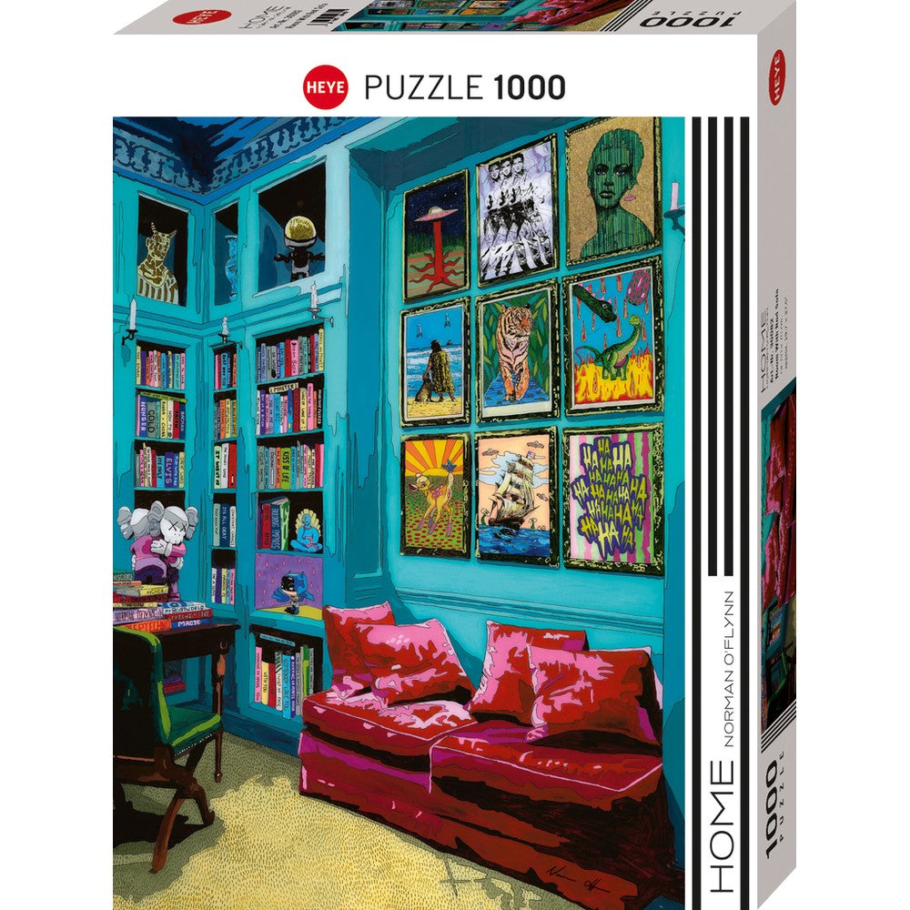 Puzzle - Heye - Home Room With Red Sofa 1000Pc