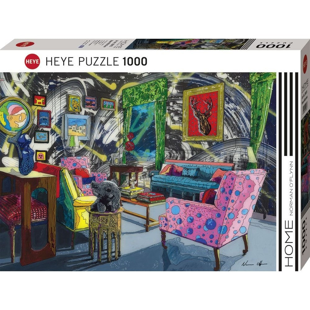 Puzzle - Heye - Home; Room With Deer 1000Pc