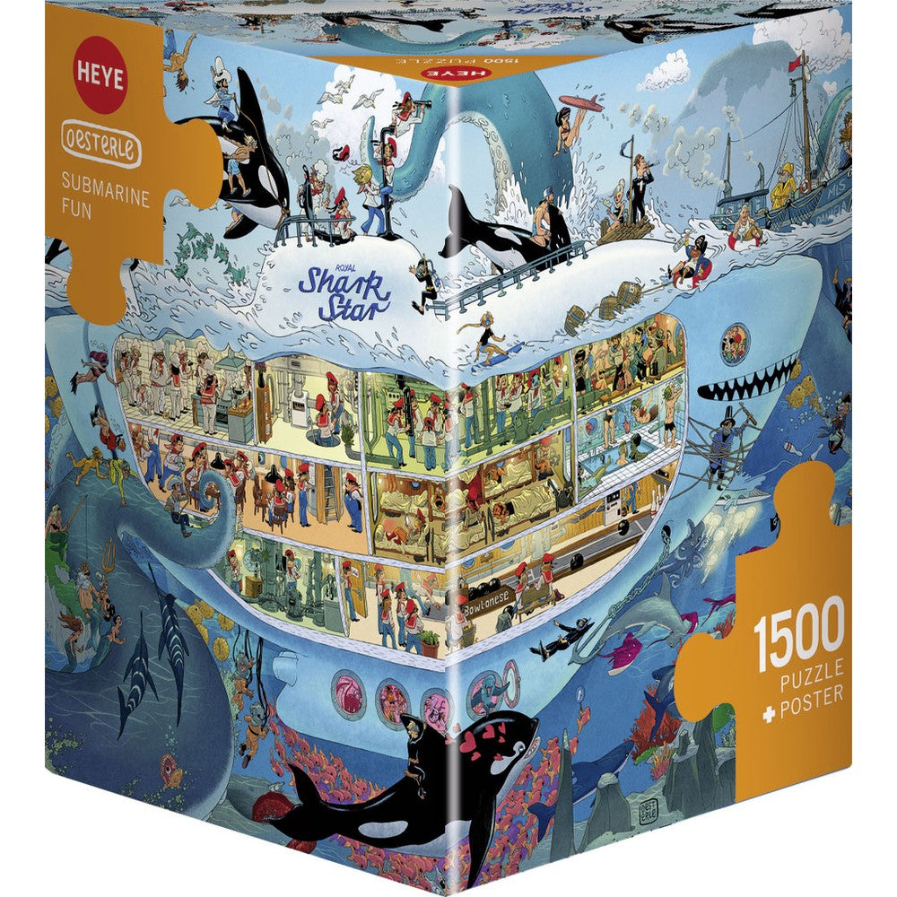 Puzzle - Heye - Oesterle; Submarine Fun 1500Pc