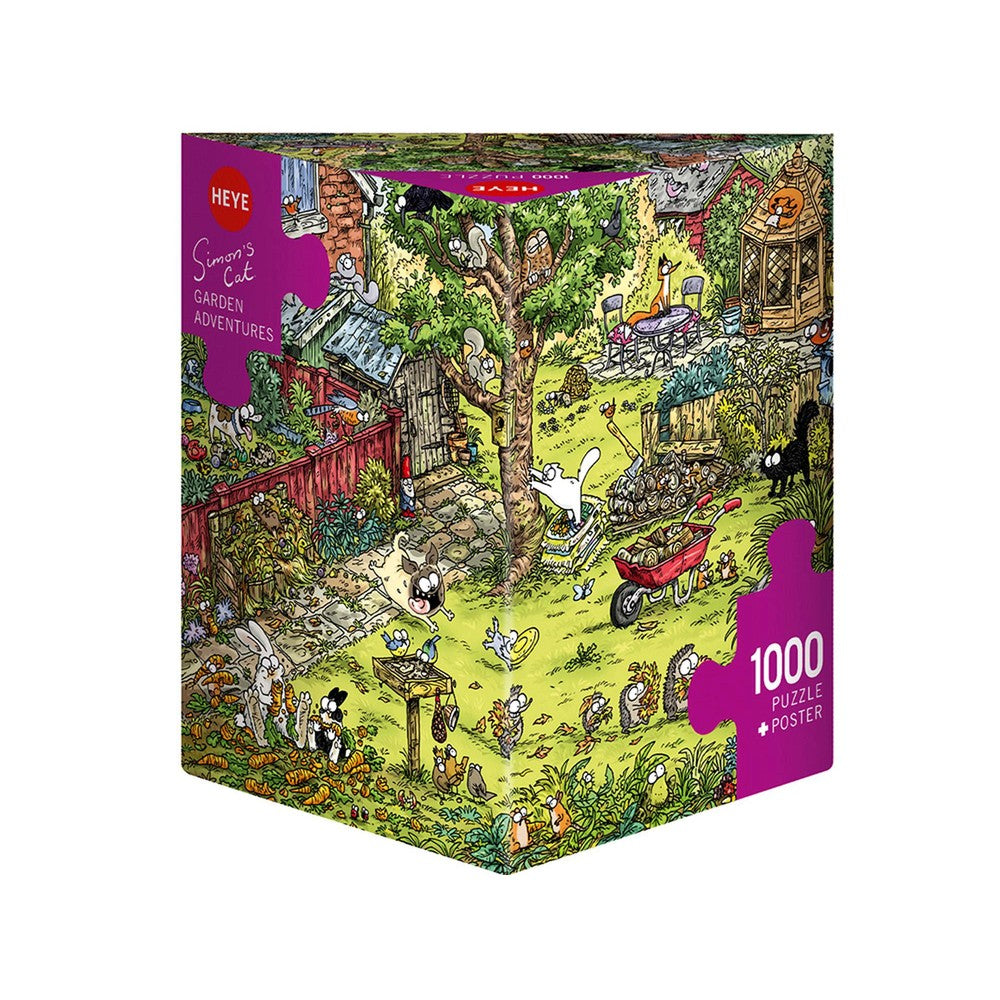 Puzzle - Heye - Simons Cat; Garden Adventures