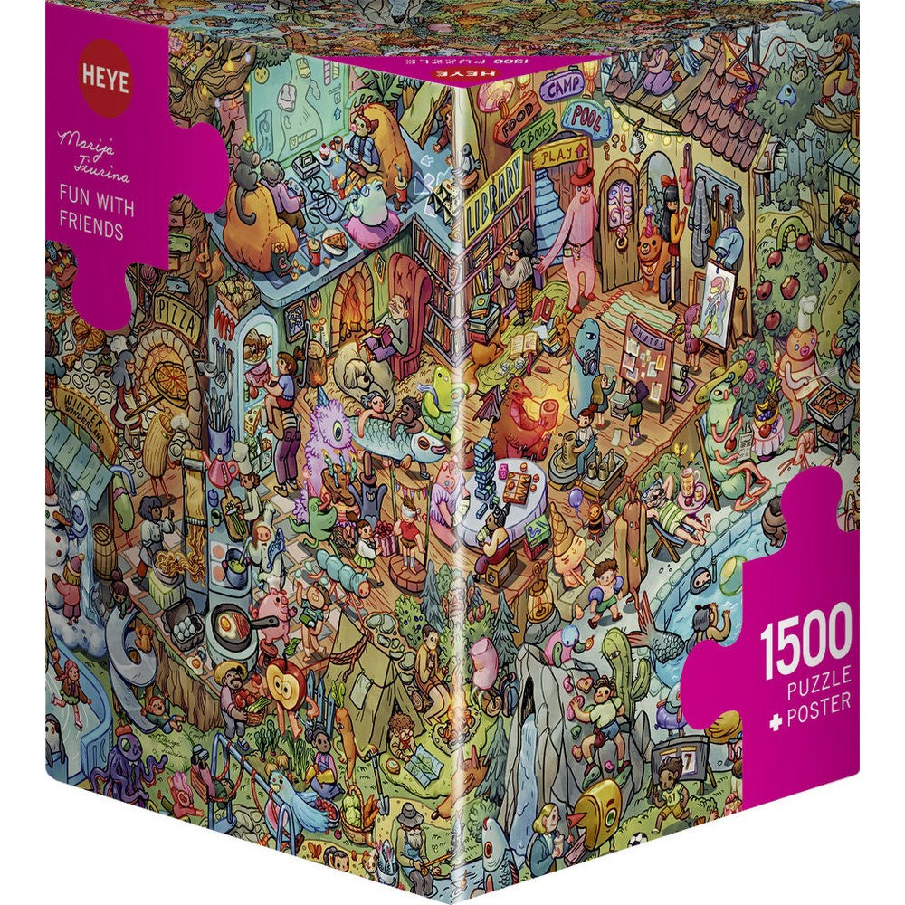 Puzzle - Heye - Tiurina; Fun With Friends 1500