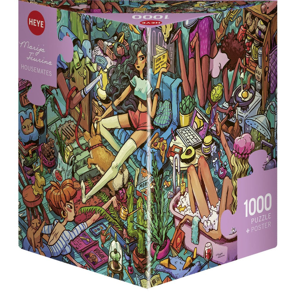 Puzzle - Heye - Tiurina;Homely Housemates 1000