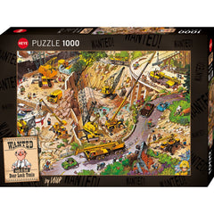 Puzzle - Heye - Wanted; Door Lock Toni 1000Pc