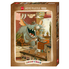 Puzzle - Heye - Zozoville; Laundry Day 1000Pc