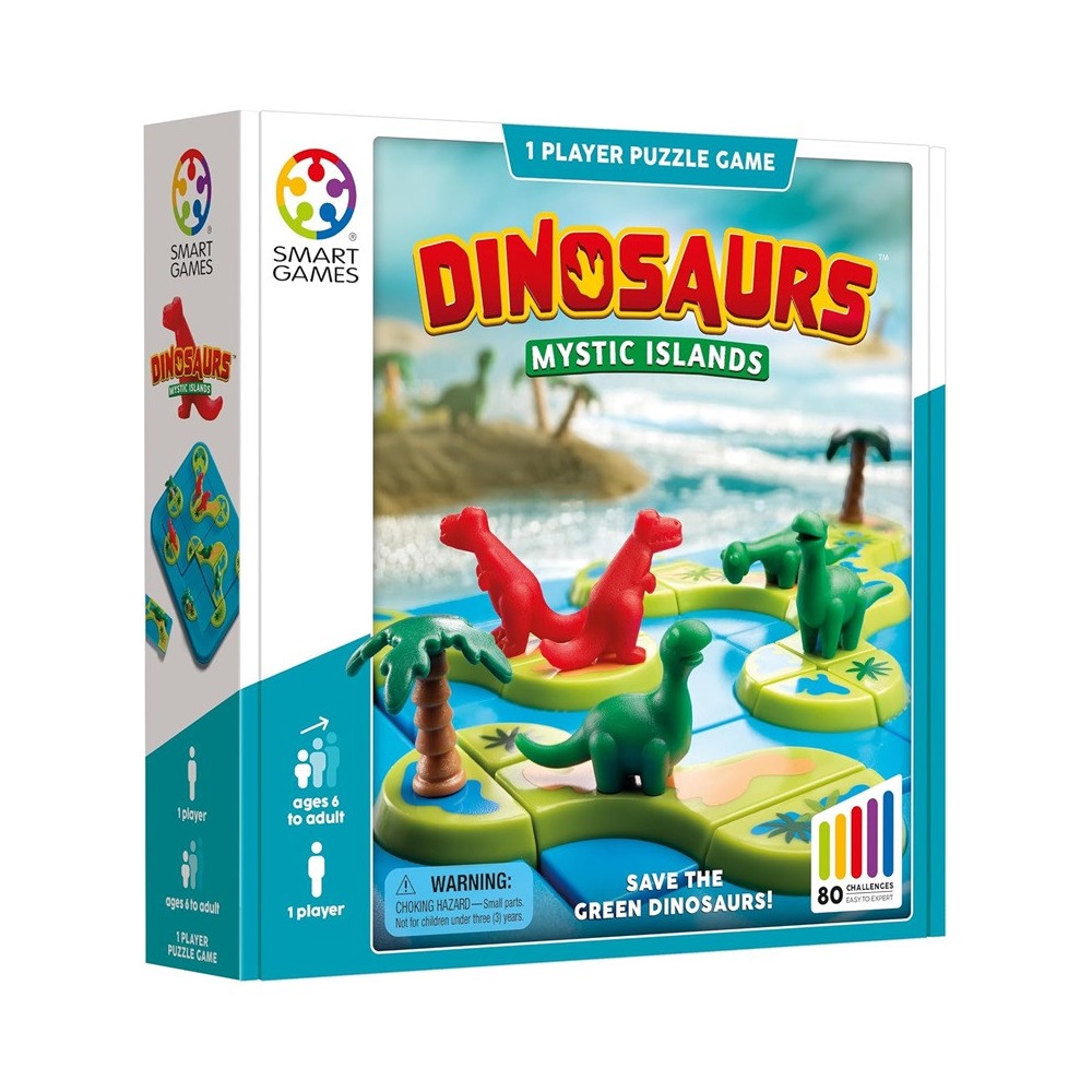 Puzzle - Smart Games - Dinosaurs Mystic Island Puzzle