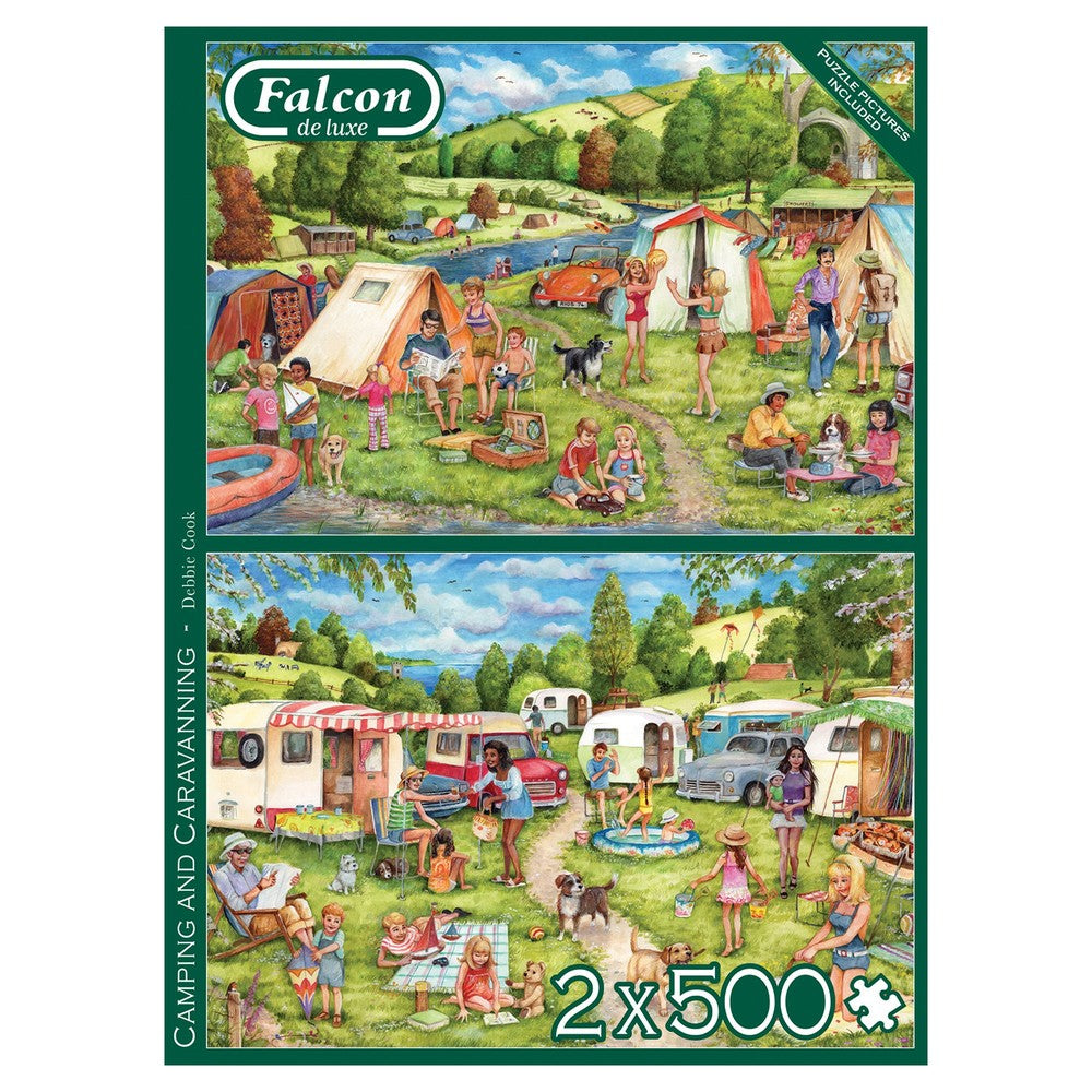 Puzzle - Jumbo - Camping & Caravaningx 2 500Pc
