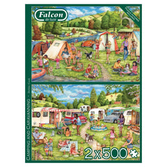 Puzzle - Jumbo - Camping & Caravaningx 2 500Pc