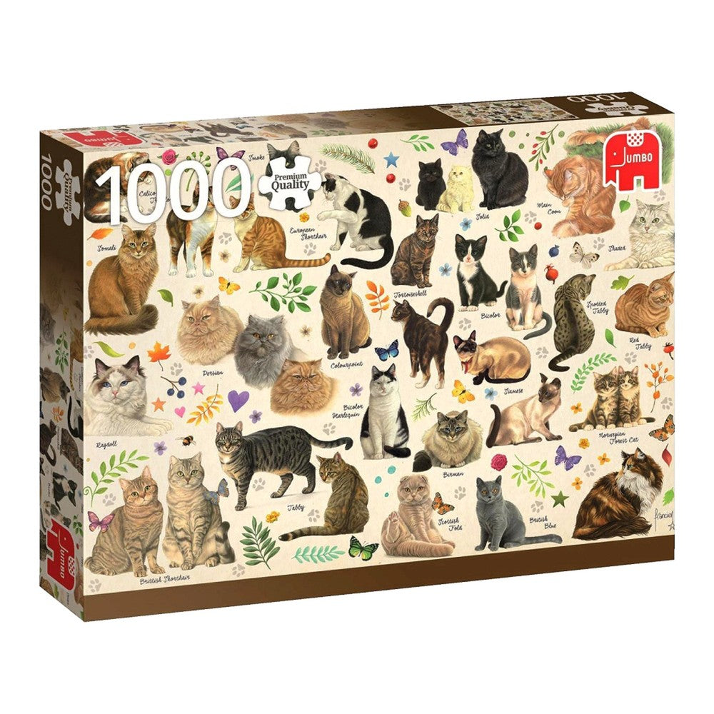 Puzzle - Jumbo - Francien Cats Poster 1000Pcs