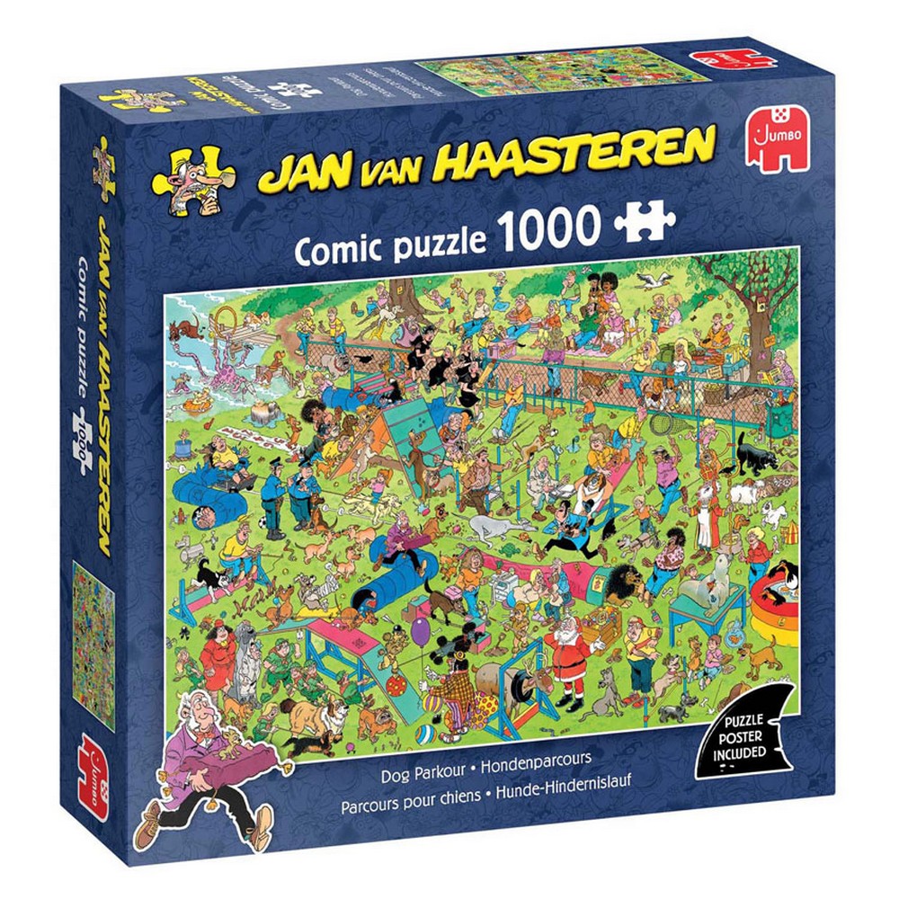 Puzzle - Jumbo Jan van Haasteren - Dog Parkour 1000Pc