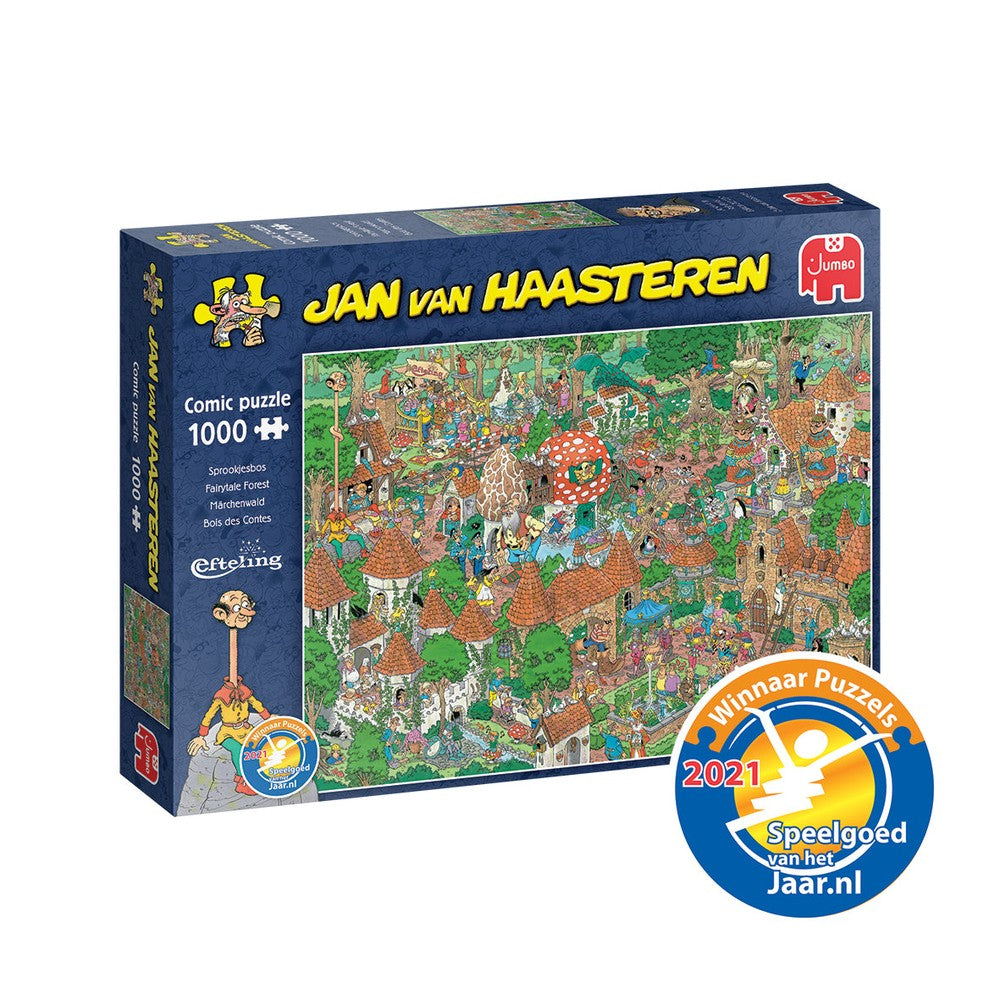 PREORDER Puzzle - Jumbo Jan van Haasteren - Fairytale Forest 1000Pc