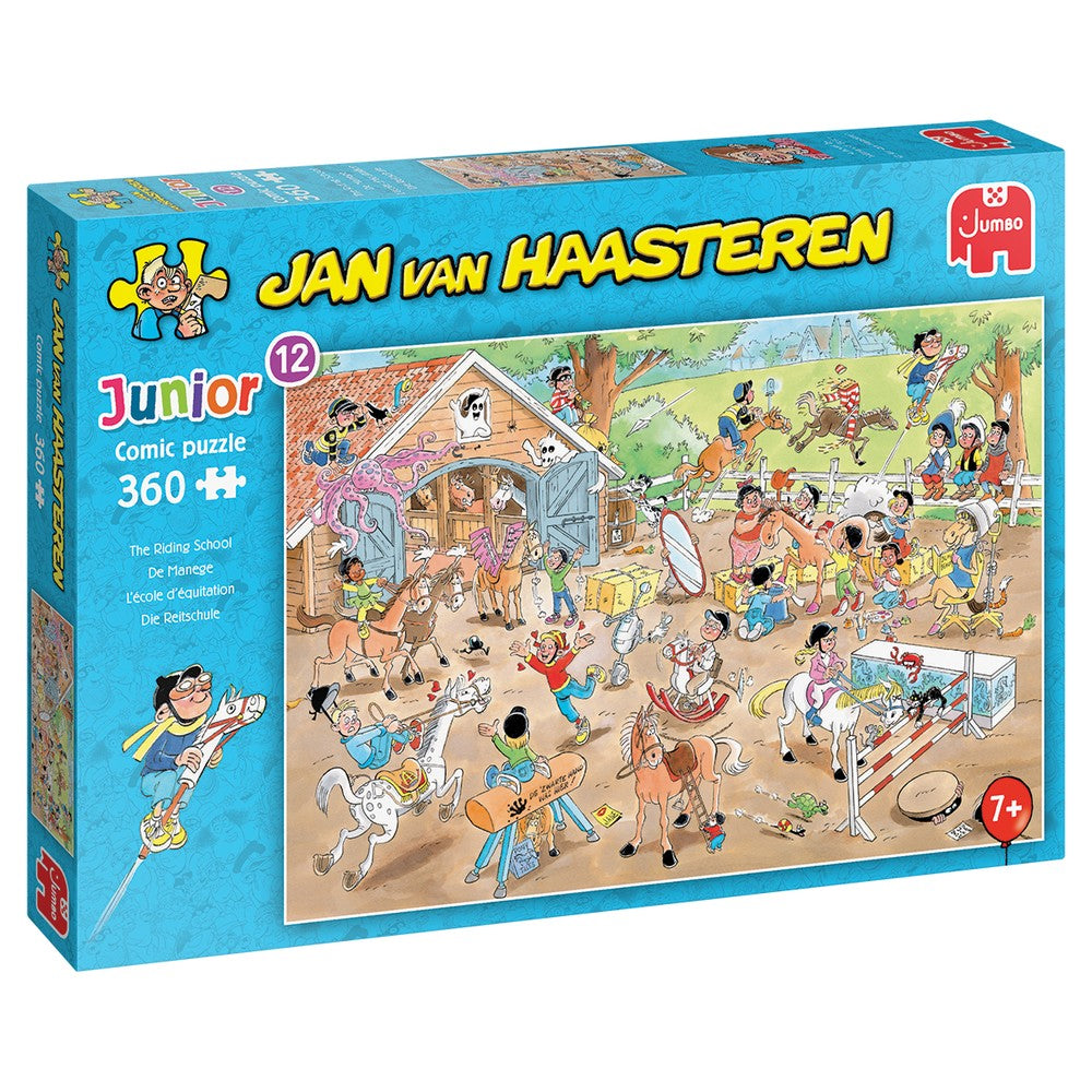 Puzzle - Jumbo Jan van Haasteren - Kids; Riding School 360Pc