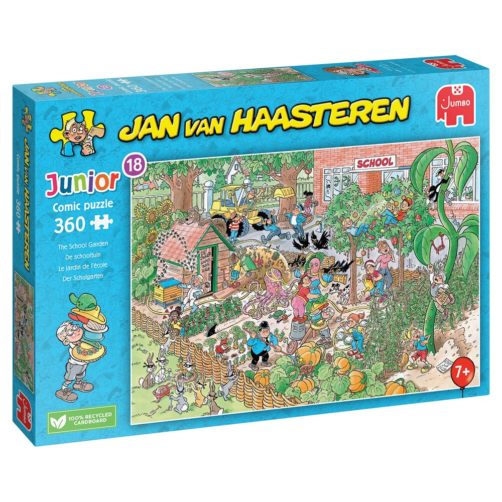 PREORDER Puzzle - Jumbo Jan van Haasteren - Kids; School Garden 360Pc