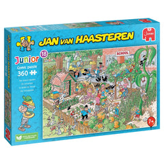PREORDER Puzzle - Jumbo Jan van Haasteren - Kids; School Garden 360Pc