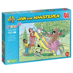 PREORDER Puzzle - Jumbo Jan van Haasteren - Kids; Slippery Slide 150Pc