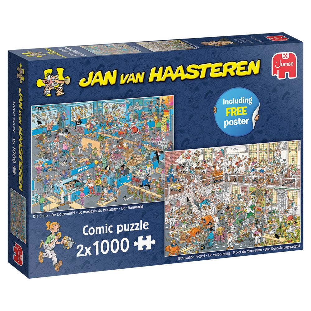 PREORDER Puzzle - Jumbo Jan van Haasteren - Renovation Project 2000Pc