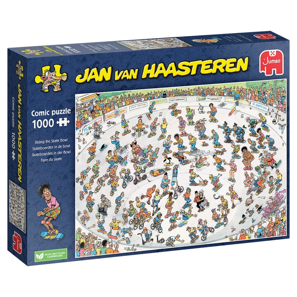 Puzzle - Jumbo JvH - Riding the Skate Bowl 1000Pc (Rectangular box)