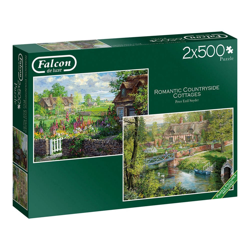 Puzzle - Jumbo - Romantic Cottages 2X500Pc