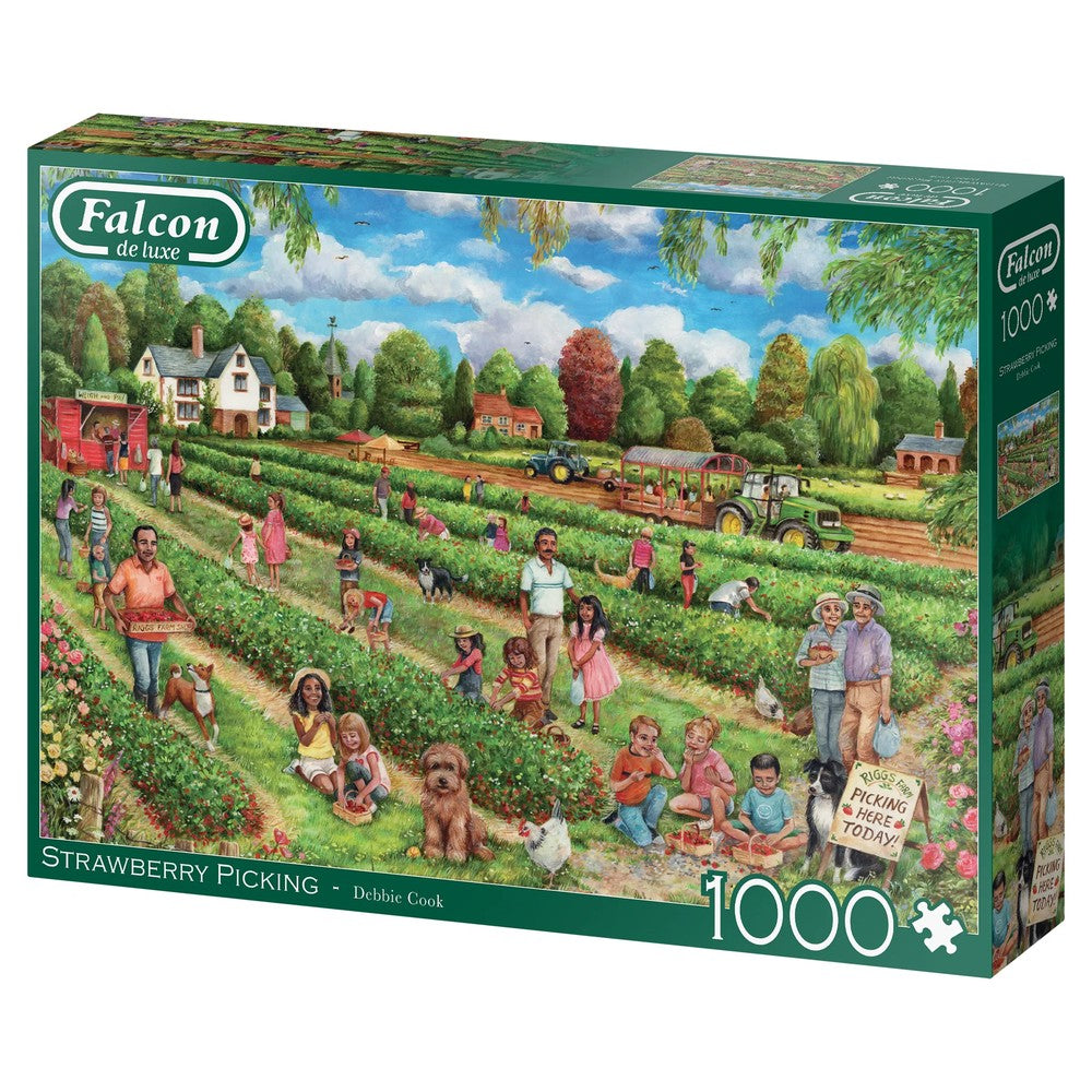 Puzzle - Jumbo - Strawberry Picking 1000