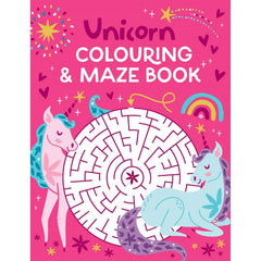 Unicorn Colouring & Maze Book