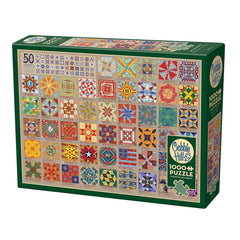 Puzzle - Cobble Hill - 50 States Quilt Blocks 1000P
