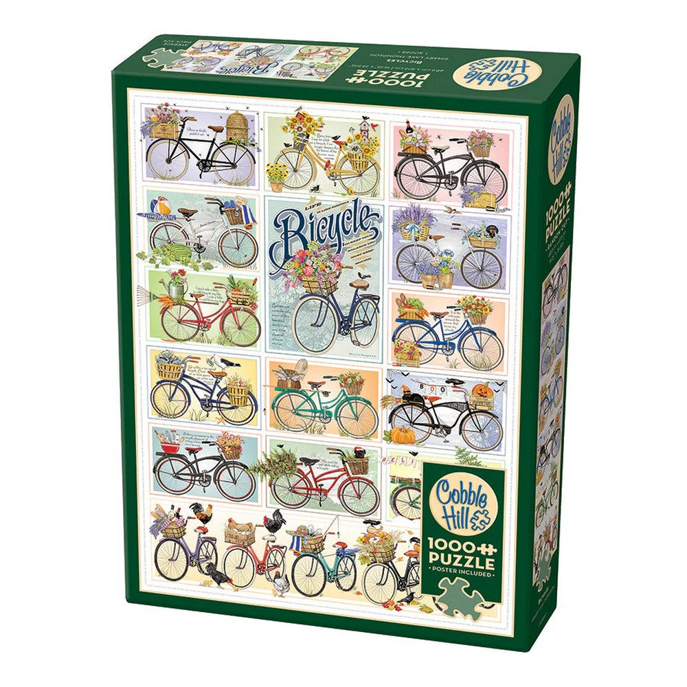 Puzzle - Cobble Hill - Bicycles 1000Pc
