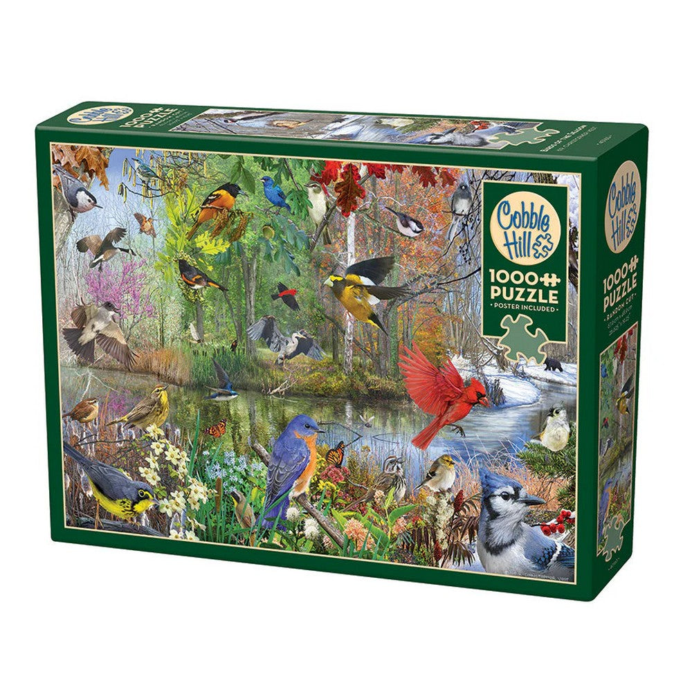 Puzzle - Cobble Hill - Birds Of The Season 1000Pc