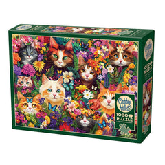 Puzzle - Cobble Hill - Blooming Whiskers 1000Pc