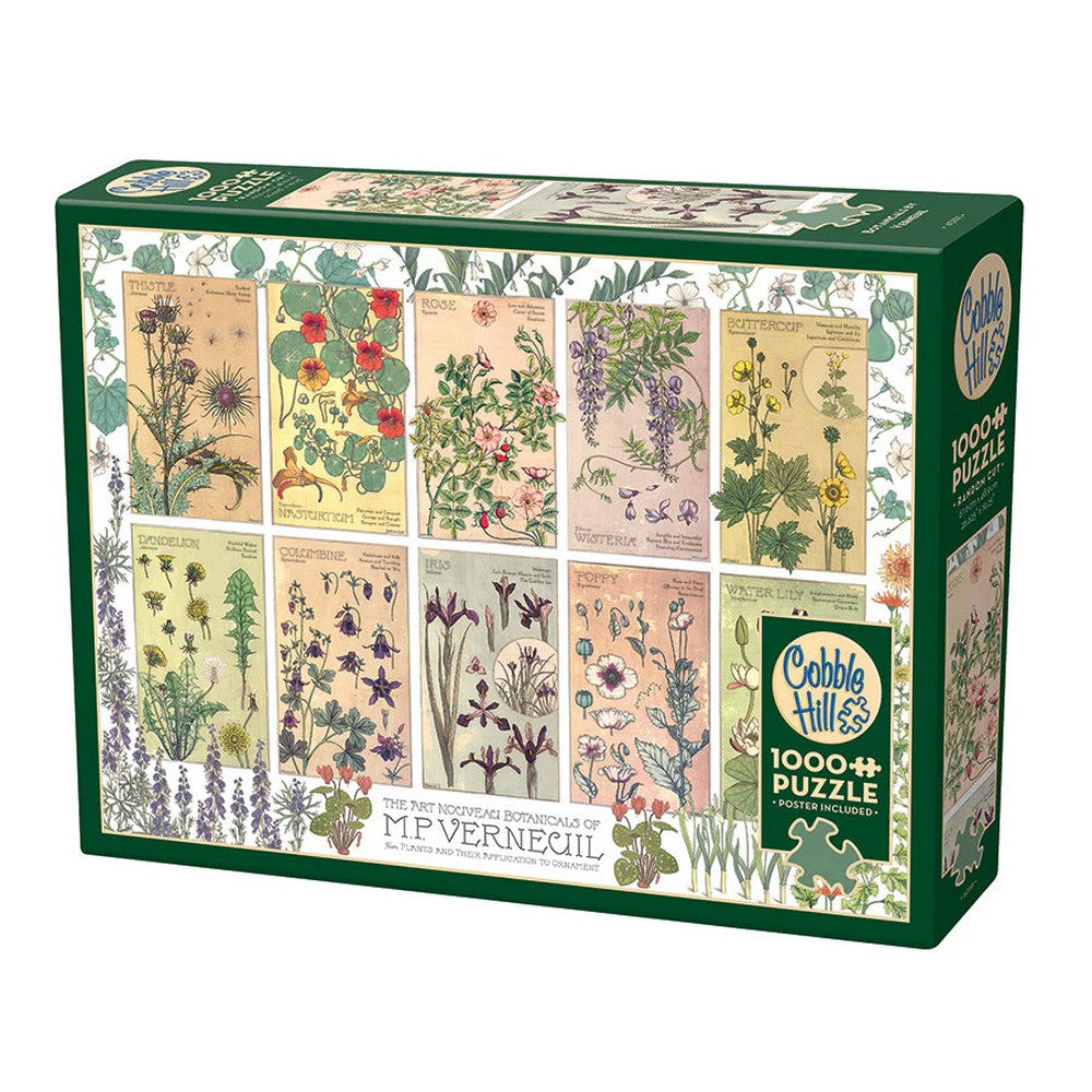 Puzzle - Cobble Hill - Botanicals By Verneuil 1000P
