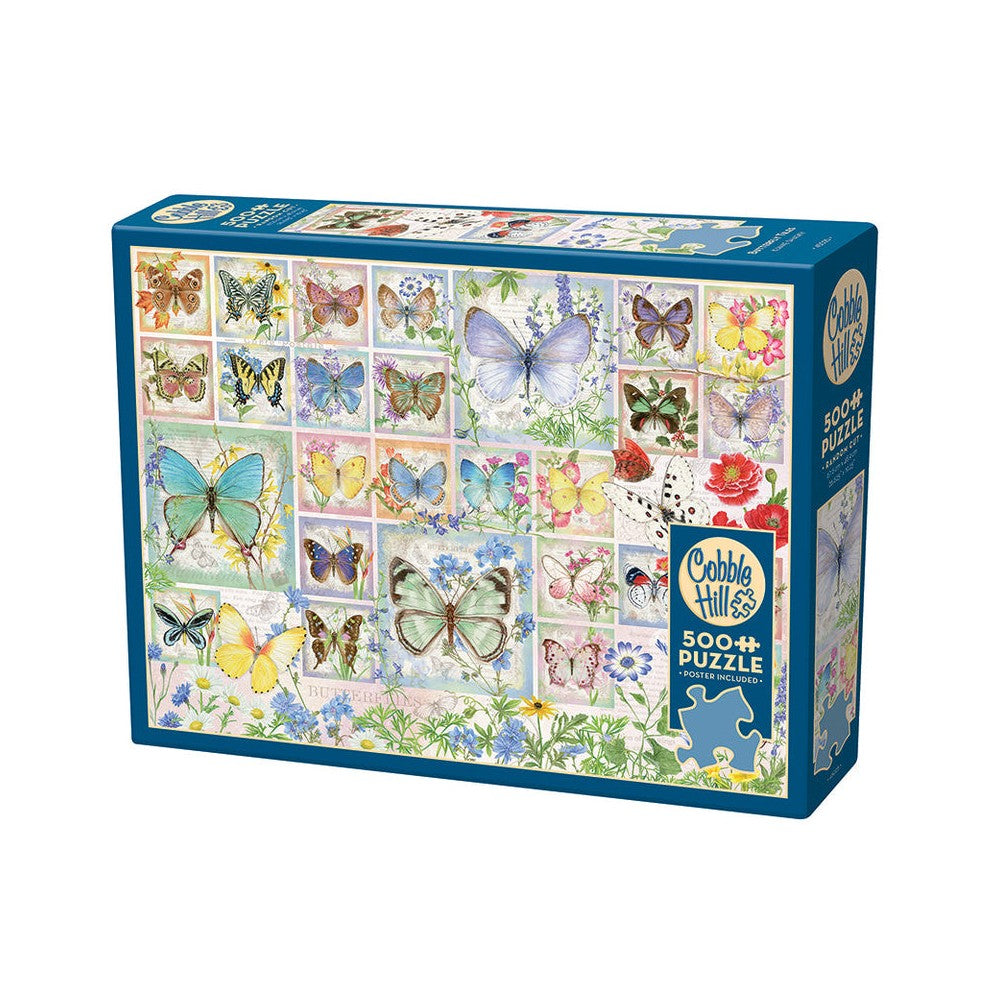 PREORDER Puzzle - Cobble Hill - Butterfly Tiles 500Pc