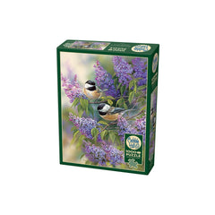 Puzzle - Cobble Hill - Chickadees And Lilacs 1000Pc