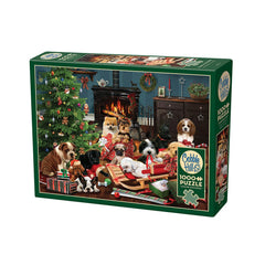 Puzzle - Cobble Hill - Christmas Puppies 1000Pc