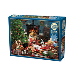Puzzle - Cobble Hill - Christmas Puppies 500Pc